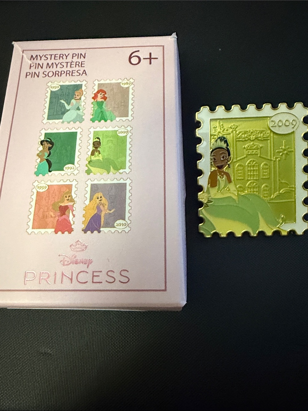 Disney Princess Tiana  Stamp Pin - Tiana Design